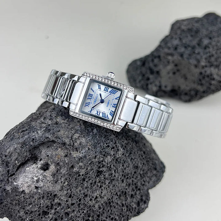Relógio Feminino Vintage Retangular Grace - Elegância Clássica