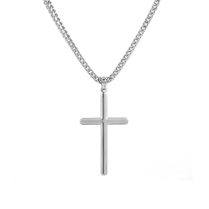 Colar Crucifixo Minimalista Crux Amoris Banhado a Ouro