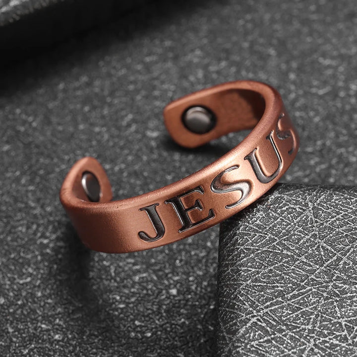 Anel Jesus - Design Exclusivo