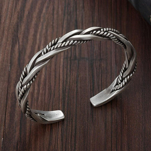 Bracelete Masculino em Aço Inoxidável - Viking