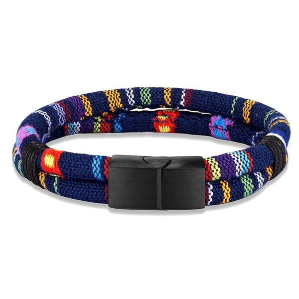 Pulseira Masculina Peruana Artesanal Incas