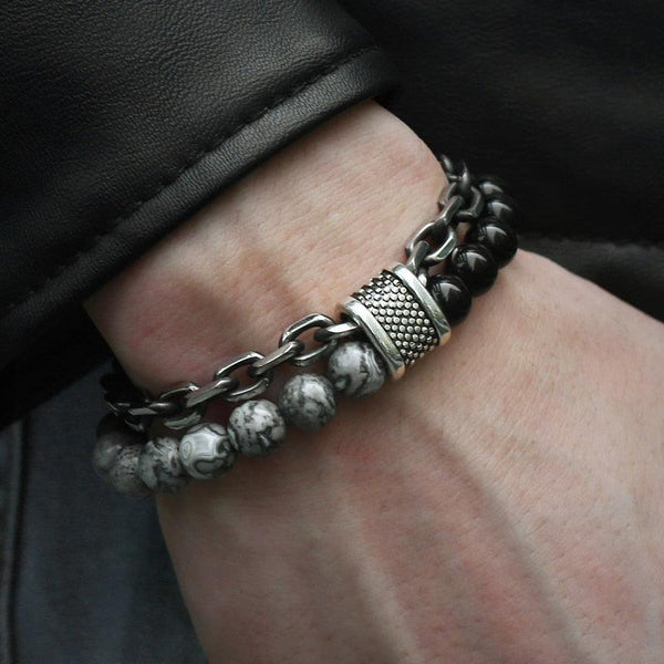 Pulseira Masculina  Dark Rustic