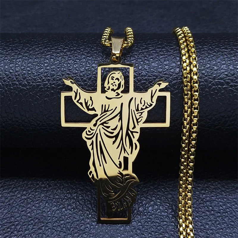 Colar Crucifixo Ressureição